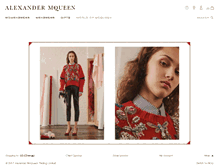 Tablet Screenshot of alexandermcqueen.com